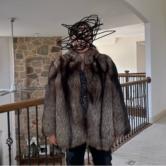 Saga Furs Brown Fur Jacket - Picture 9 of 10